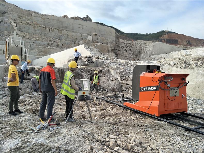 石材礦山繩鋸機開采技術及介紹